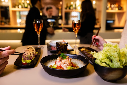 Laurent Perrier Champagne Bar – Tasting Plates, Drinks and People