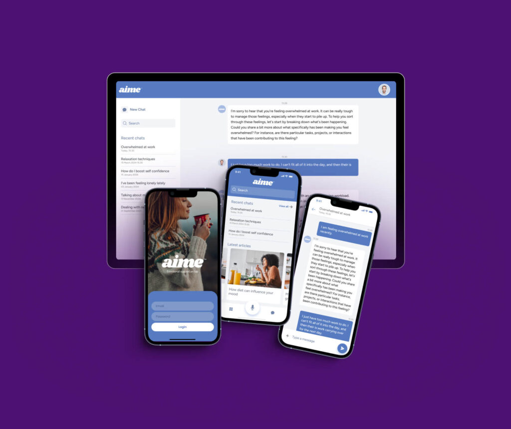 App development design for Aime